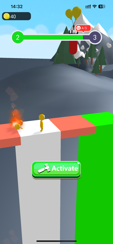 Main game screen with Start Game button